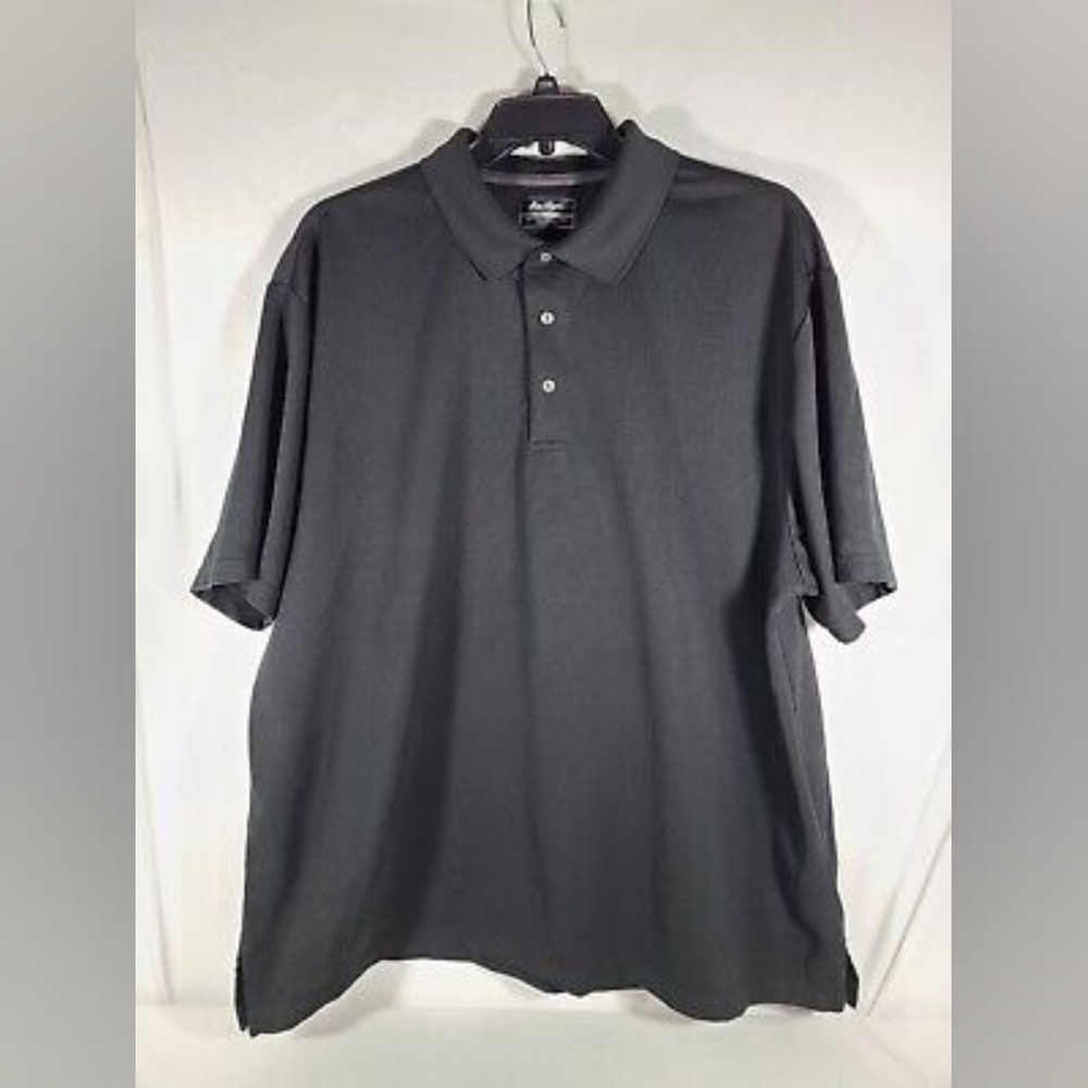 Ben Hogan Performance Polo Golf Shirt Black Size 3XL Short Sleeve